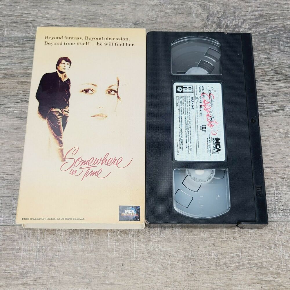 Somewhere in Time (VHS, 1996) Jane Seymour Christopher Plummer